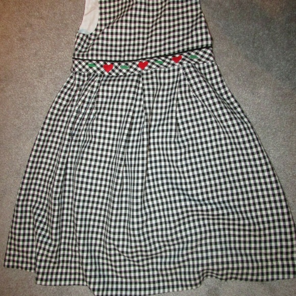 FLORENCE EISEMAN BLACK & WHITE GIRLS DRESS SIZE 6 - Picture 3 of 8